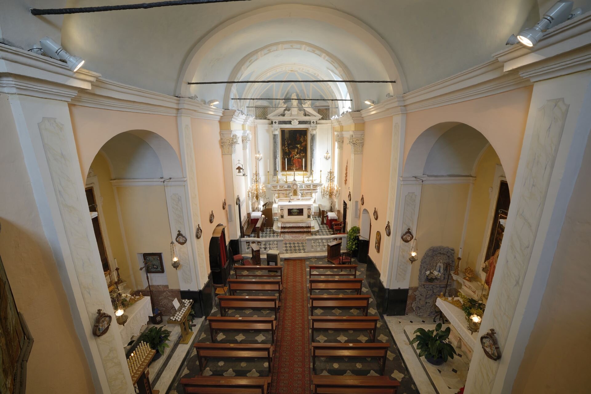 Percorso per la chiesa Madonna delle Grazie